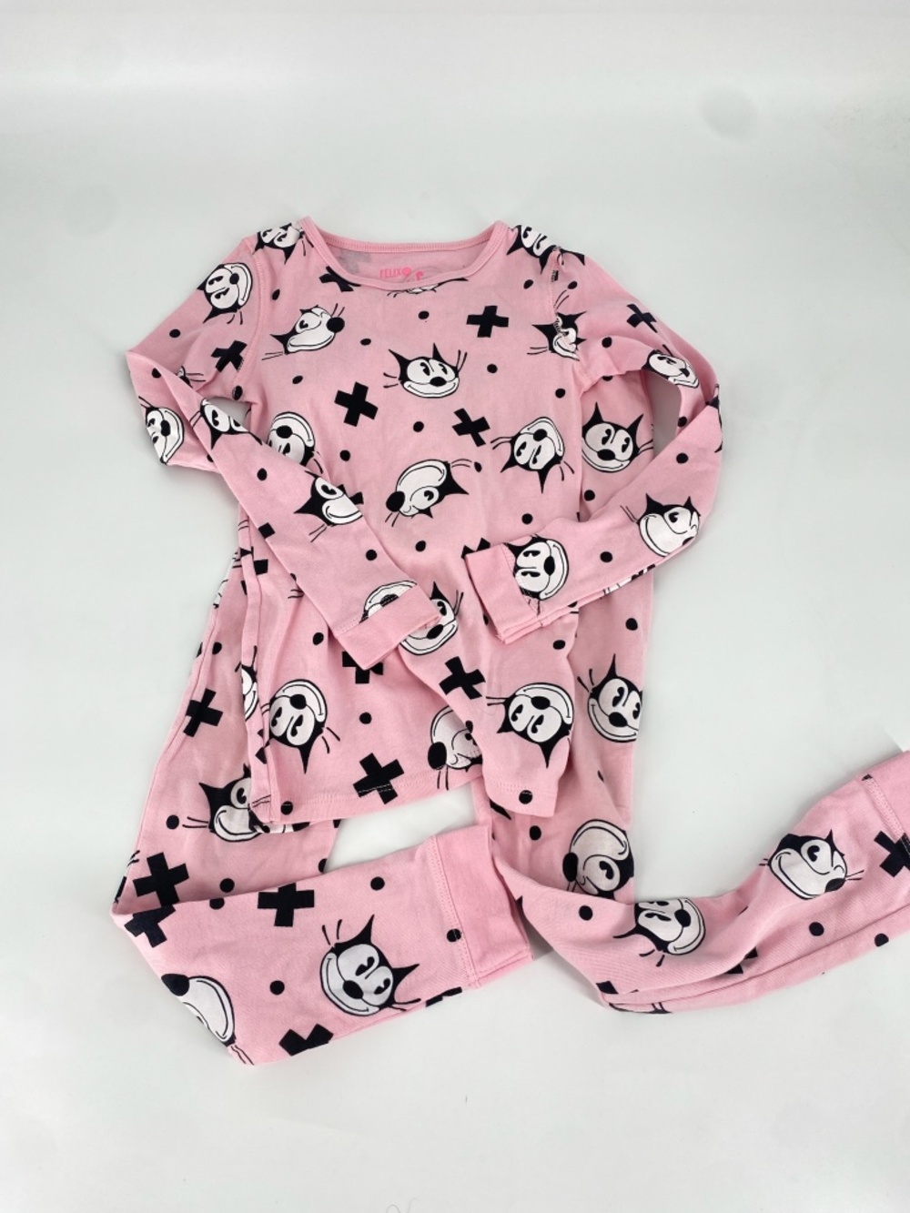 Cotton On Kids Felix the Cat 2-Piece Snug Pajama Set – Girls Size 9